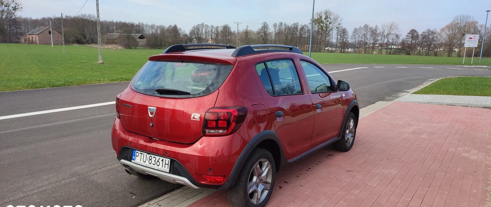 Dacia Sandero Stepway cena 43500 przebieg: 46800, rok produkcji 2020 z Turek małe 46